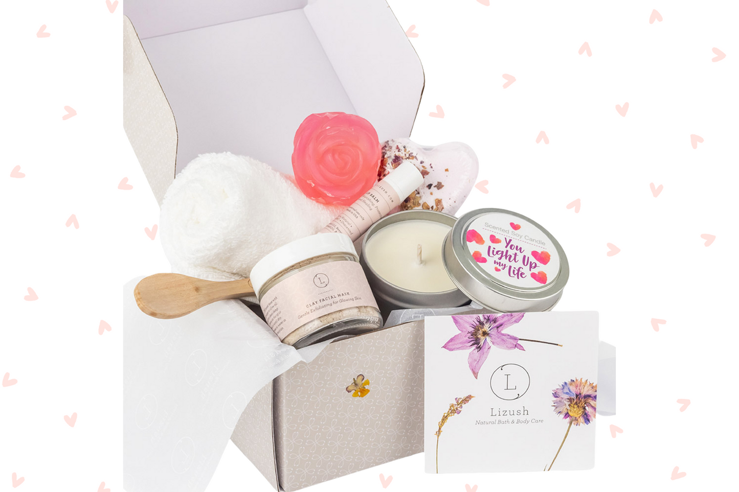Cute LOVE Special Gift Box, Natural Skincare Gift Box, Mother's Day Gift, BFF, Sister-5